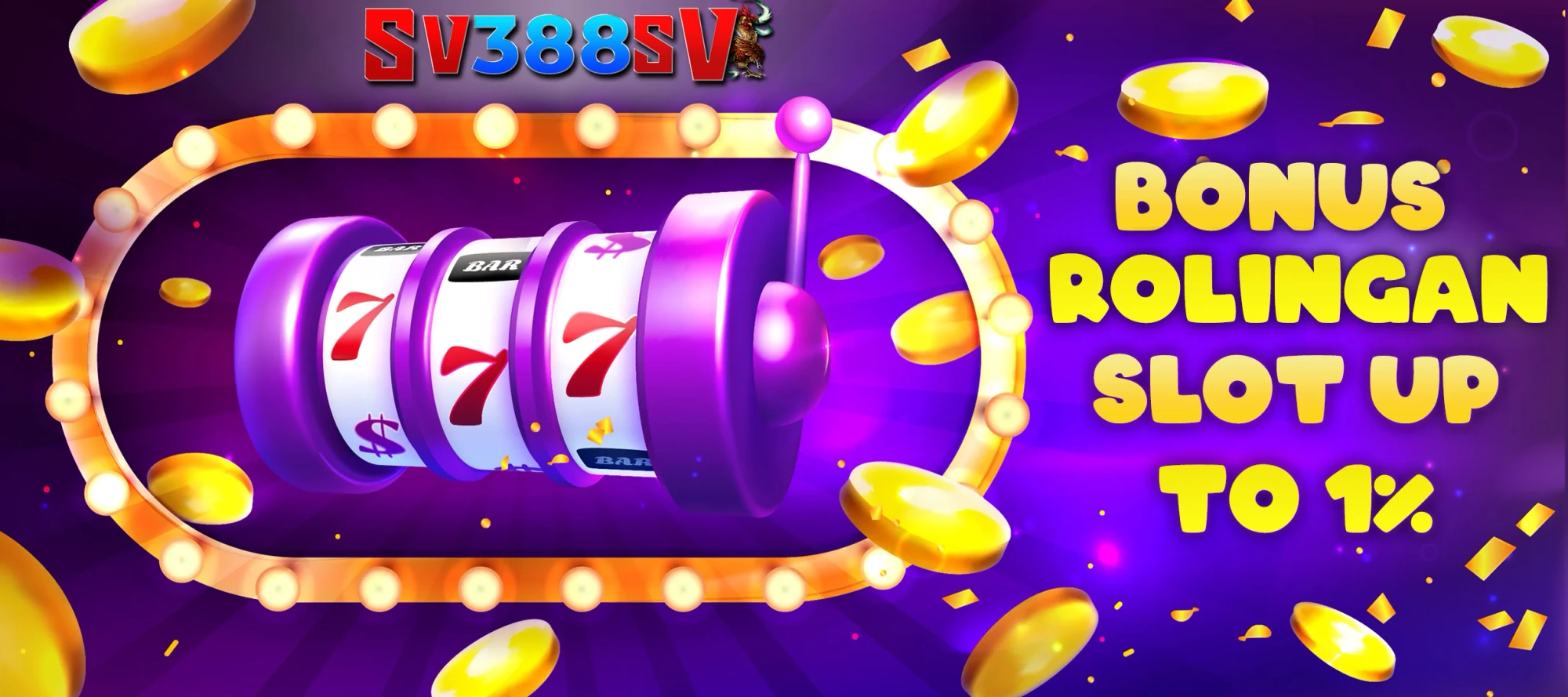 Bonus Rolingan Slot UP TO 1%
