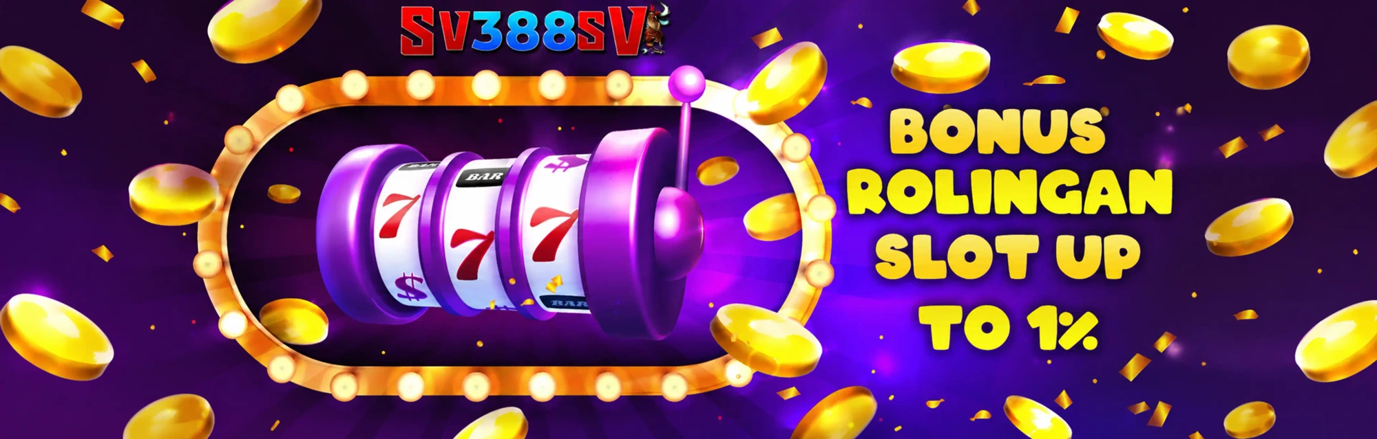 Bonus Rolingan Slot UP TO 1% 